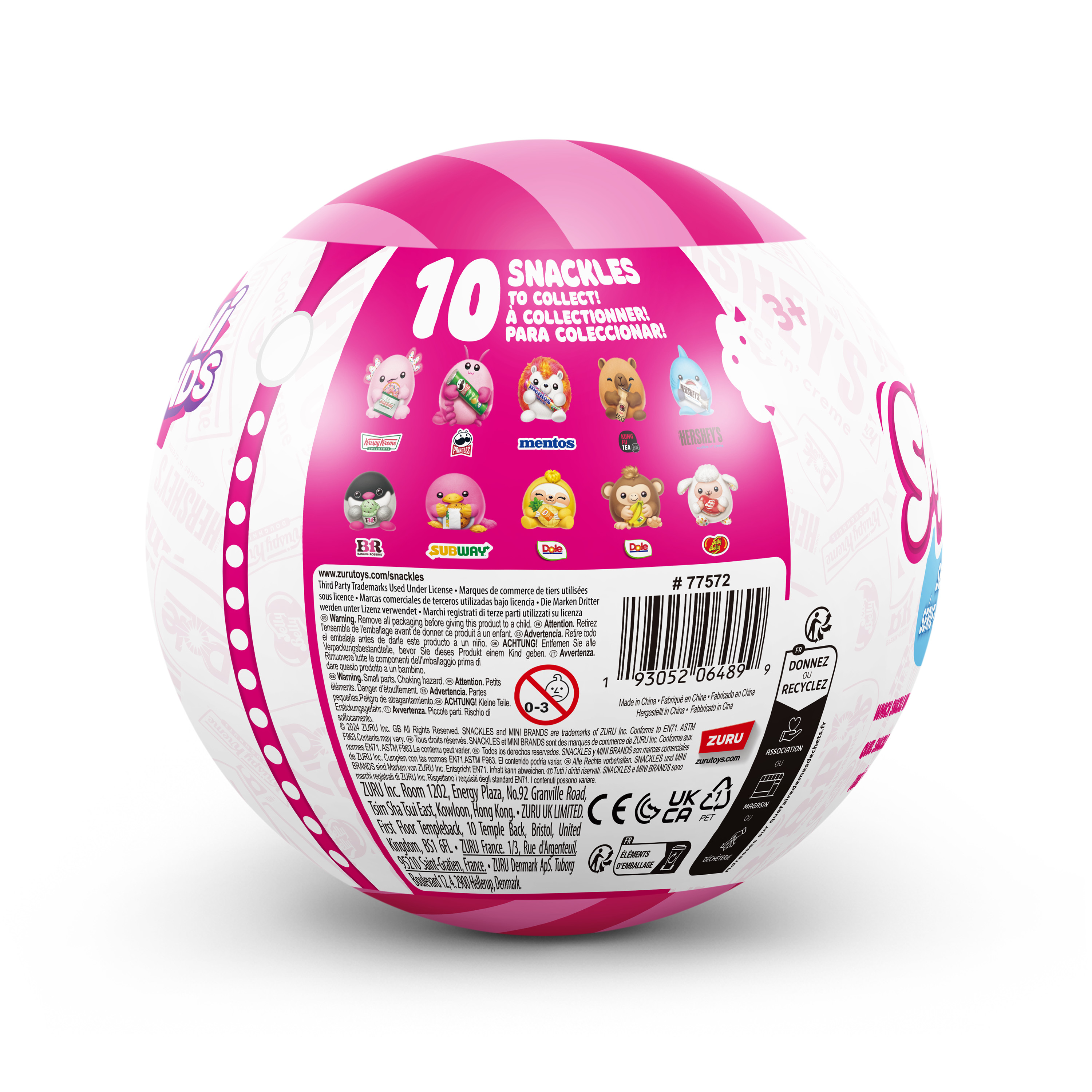 Игрушка Zuru Snackles в непрозрачной упаковке (Сюрприз) 77572GQ5-S2-S003-INT - фото 25
