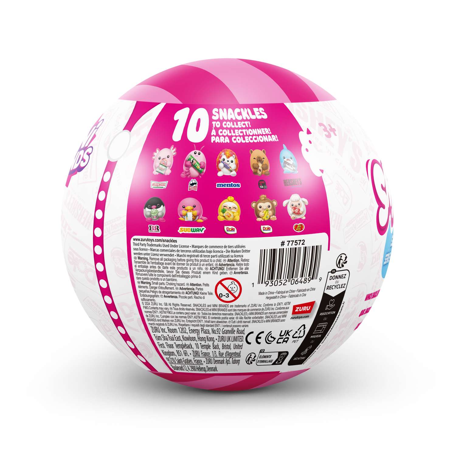 Игрушка мягкая Zuru Snackles овечка - фото 25