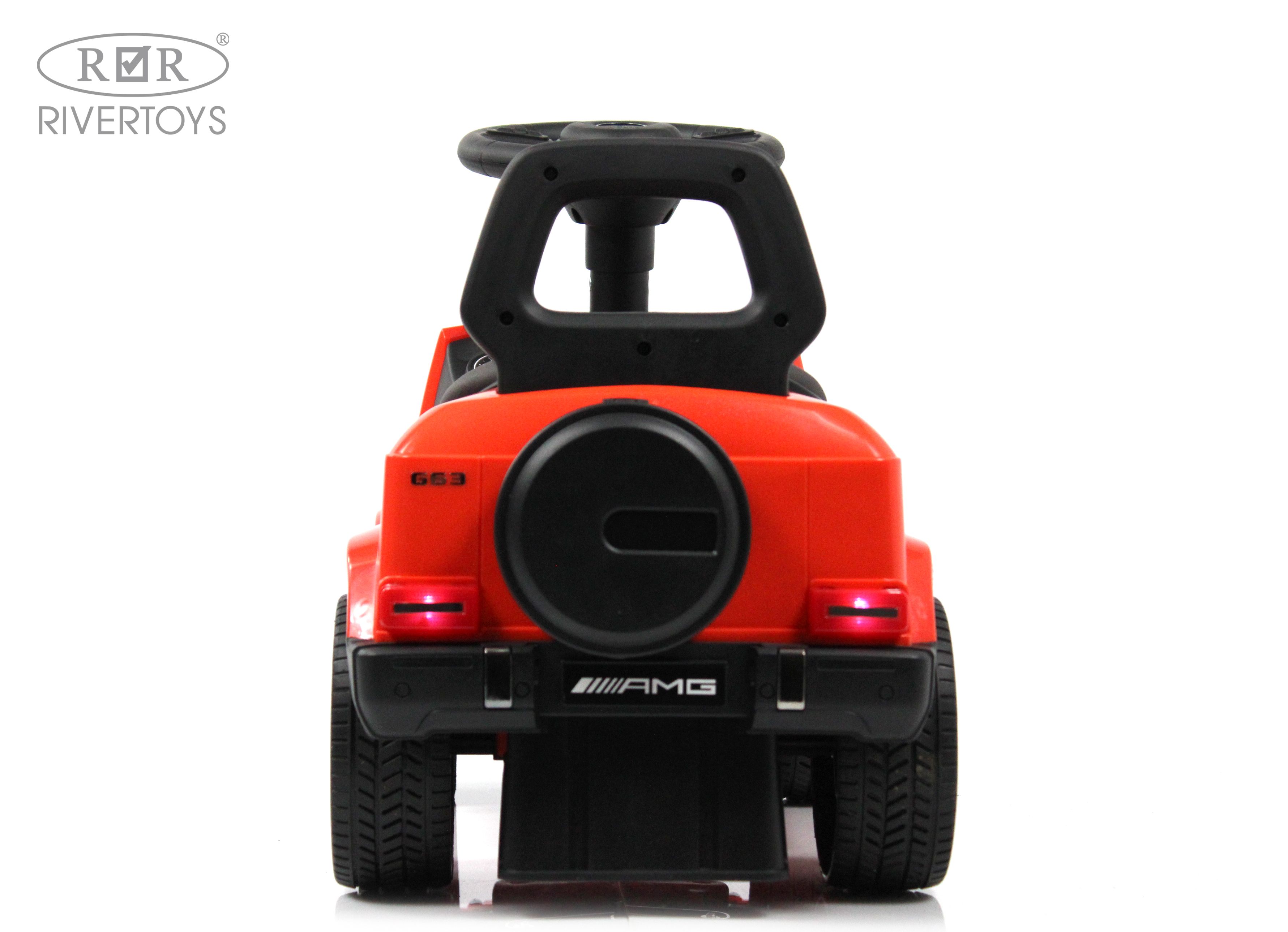 Каталка RIVERTOYS Mercedes-Benz G63 Red Diamond красный - фото 19