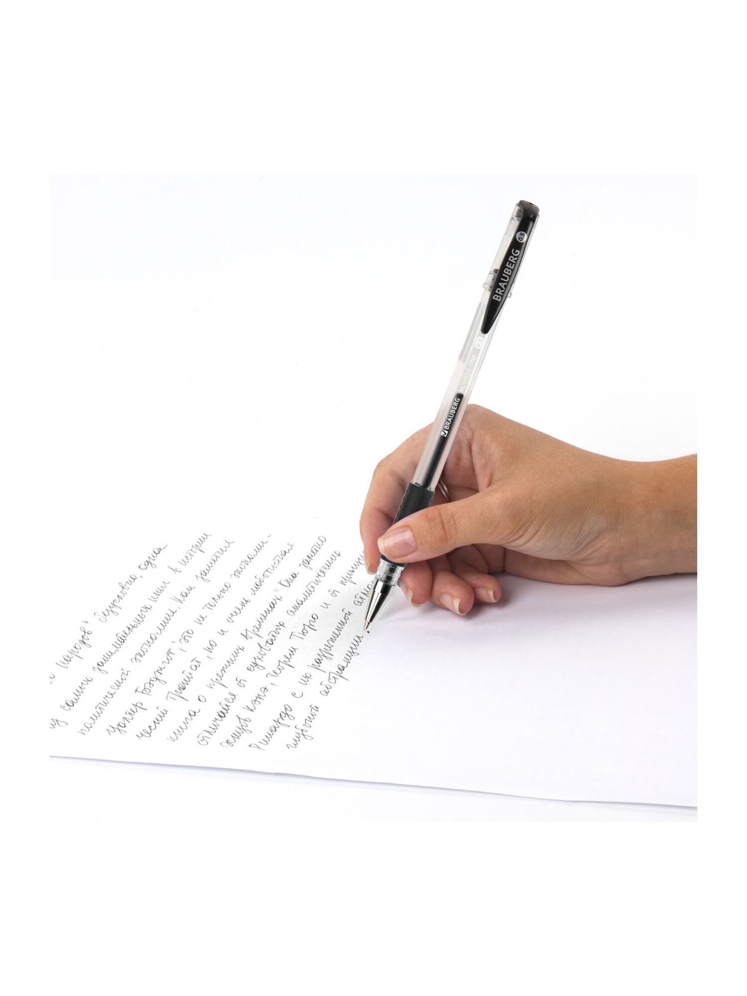 Ручка гелевая Brauberg 12 шт. - фото 11