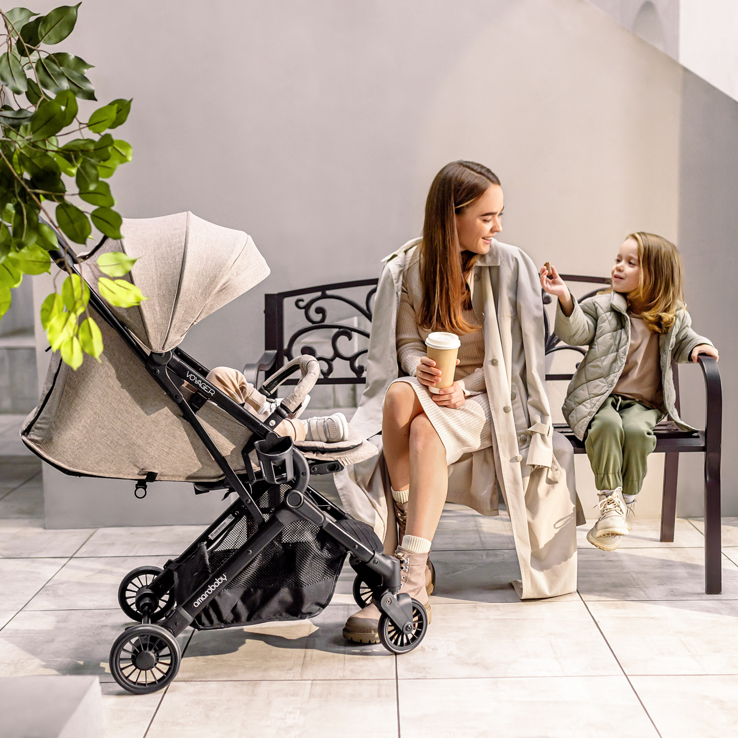 Коляска прогулочная Amarobaby Voyager - фото 17