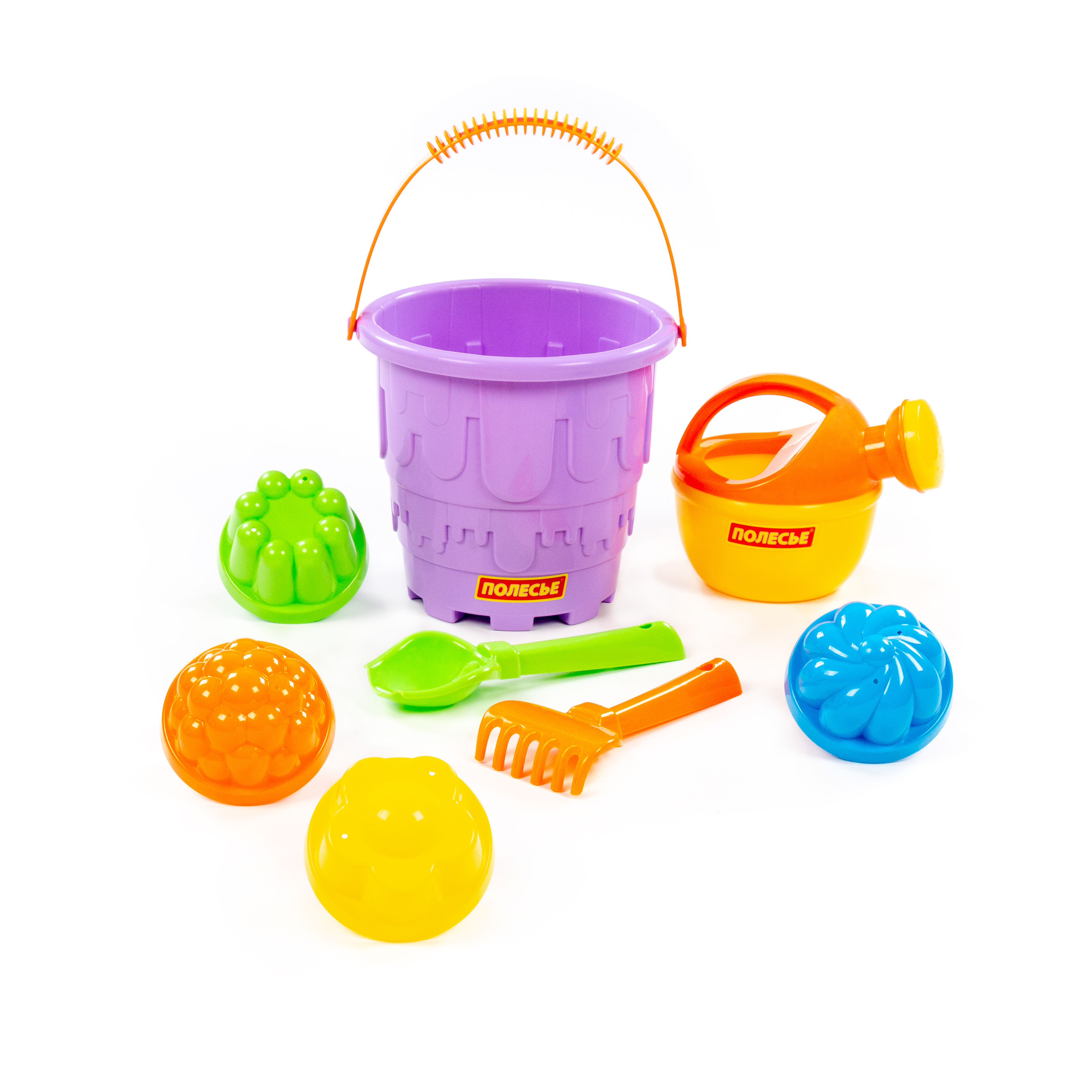 Песочный набор Полесье 8 элементов 1 предм. - фото 2