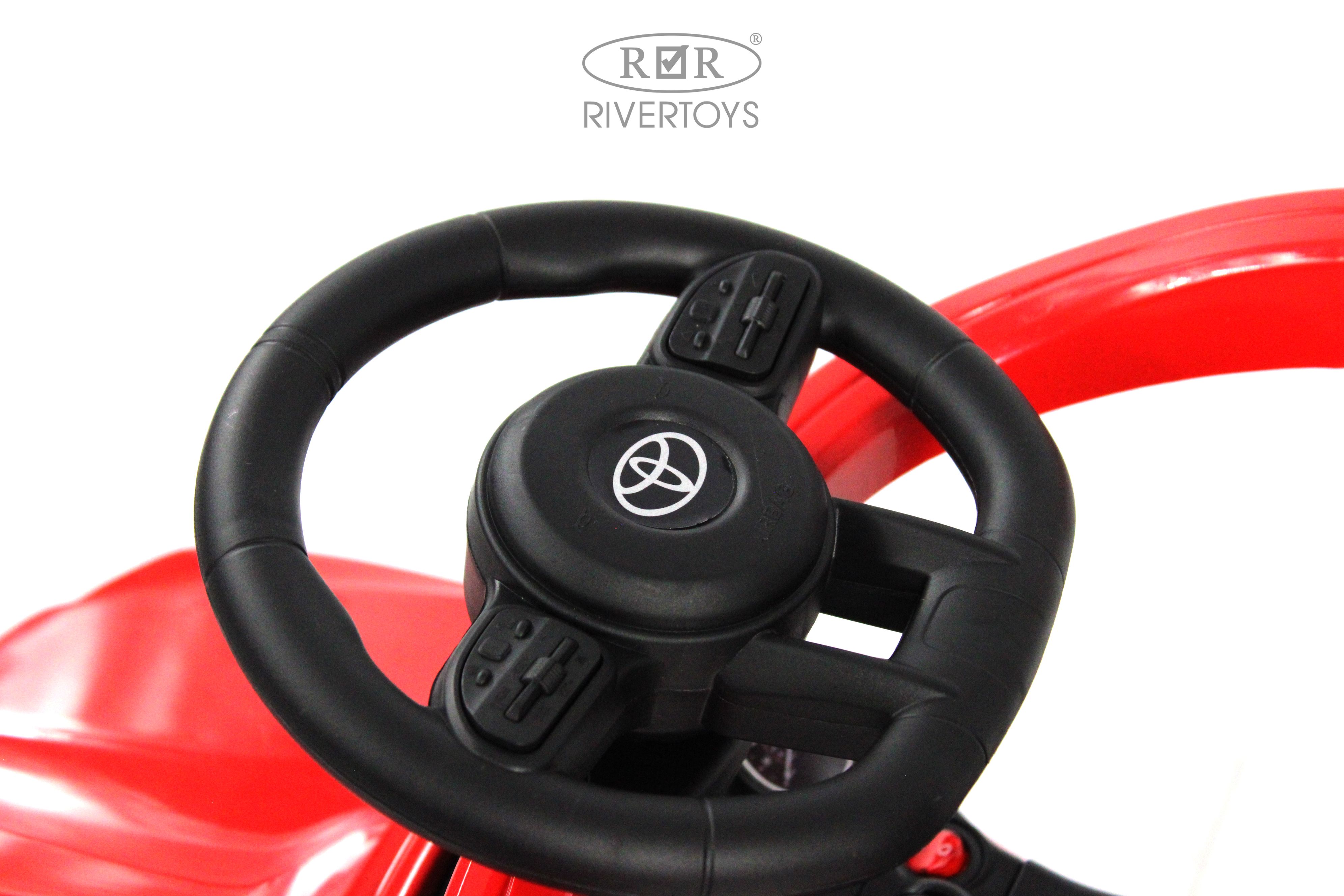 Каталка RIVERTOYS Z002ZZ-B-RED красный - фото 15
