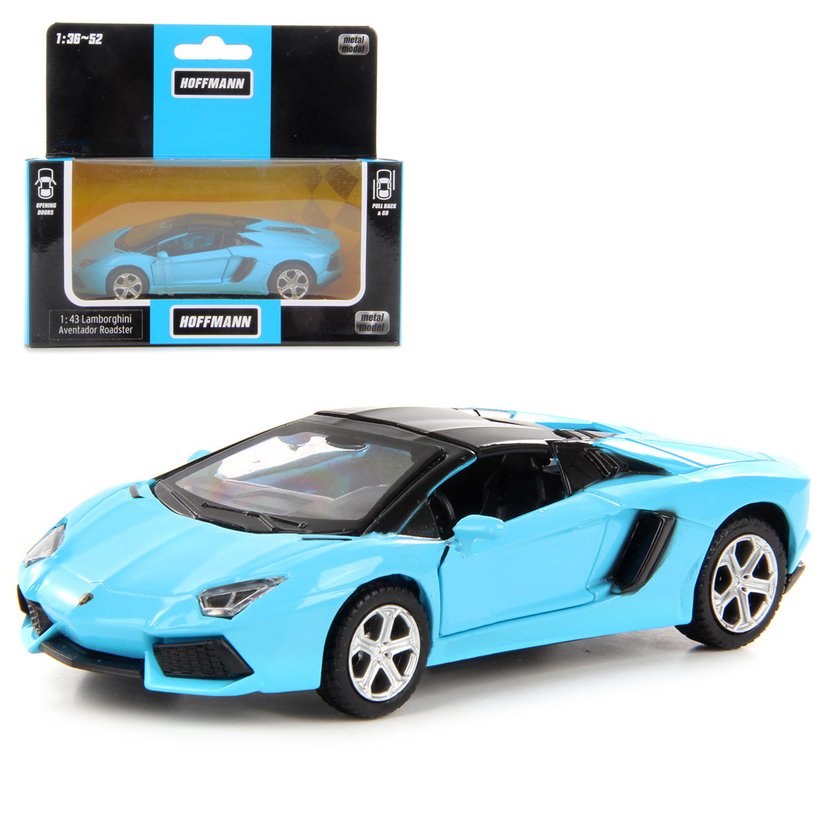 Автомобиль HOFFMANN Lamborghini Aventador LP700-4 Roadster 1:43 58025 - фото 7