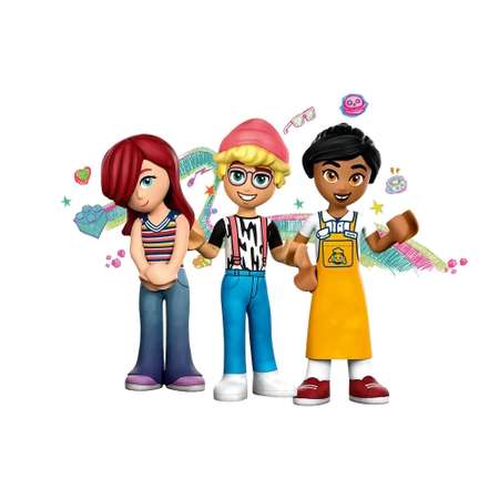 Конструктор LEGO Friends Кафе Хартлейк Сити блочный