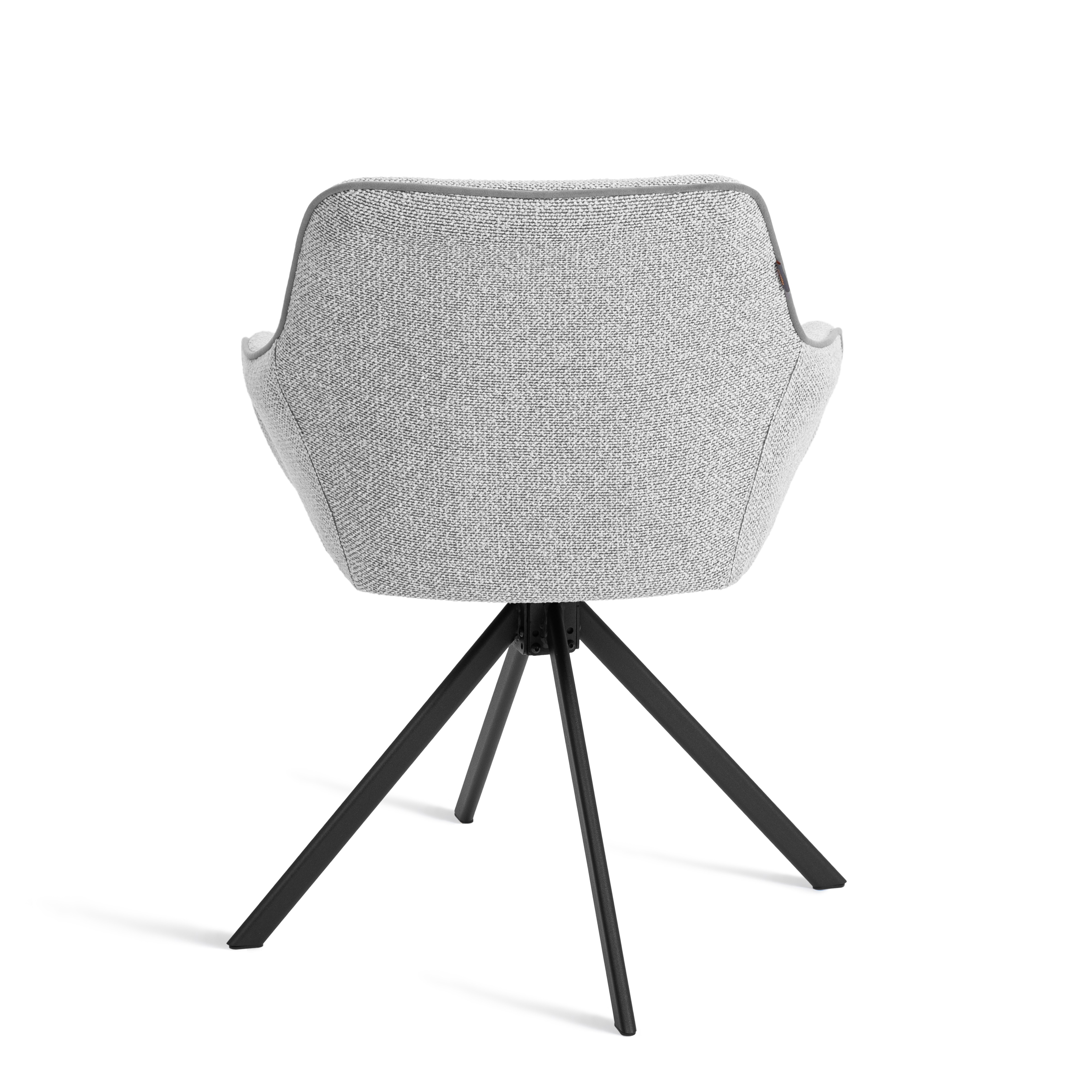 Стул TETCHAIR Дублин опора 360 букле серый - фото 5