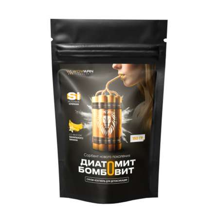 Смузи-детокс коктейль WowMan BOMBOVIT Vanilla banana
