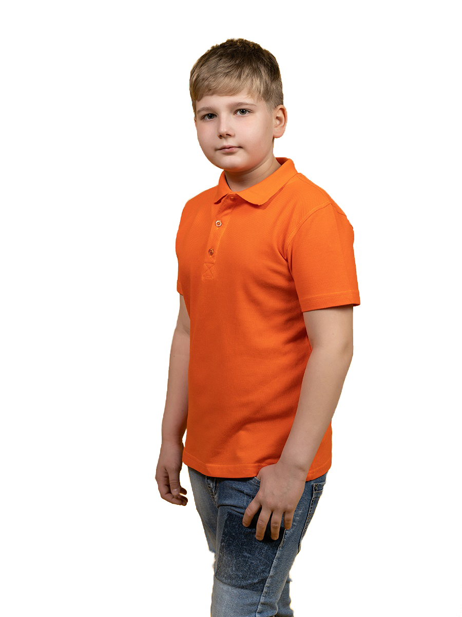 Поло UZCOTTON K-P/Оранжевый - фото 3