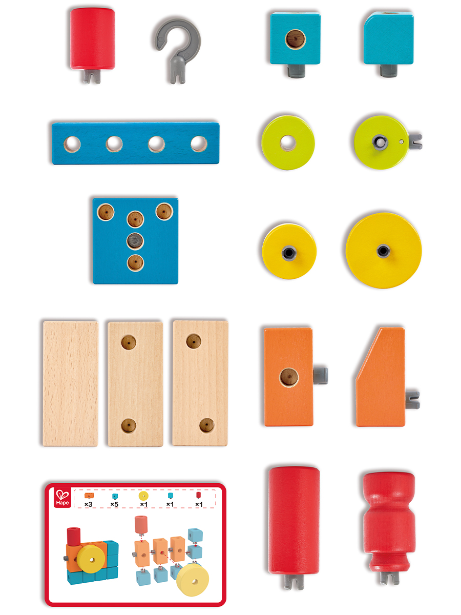 Конструктор Hape 38 дет. - фото 13