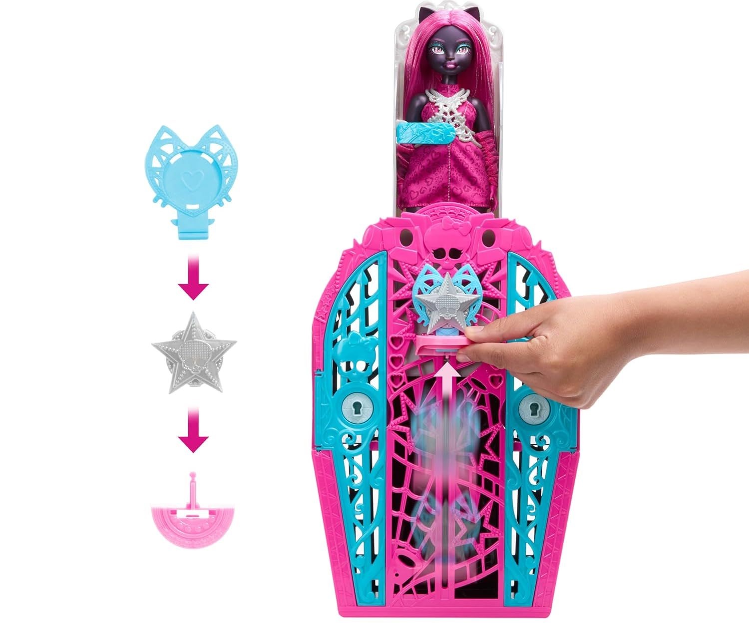 Кукла модельная Monster High Catty Noir JBG82 - фото 4