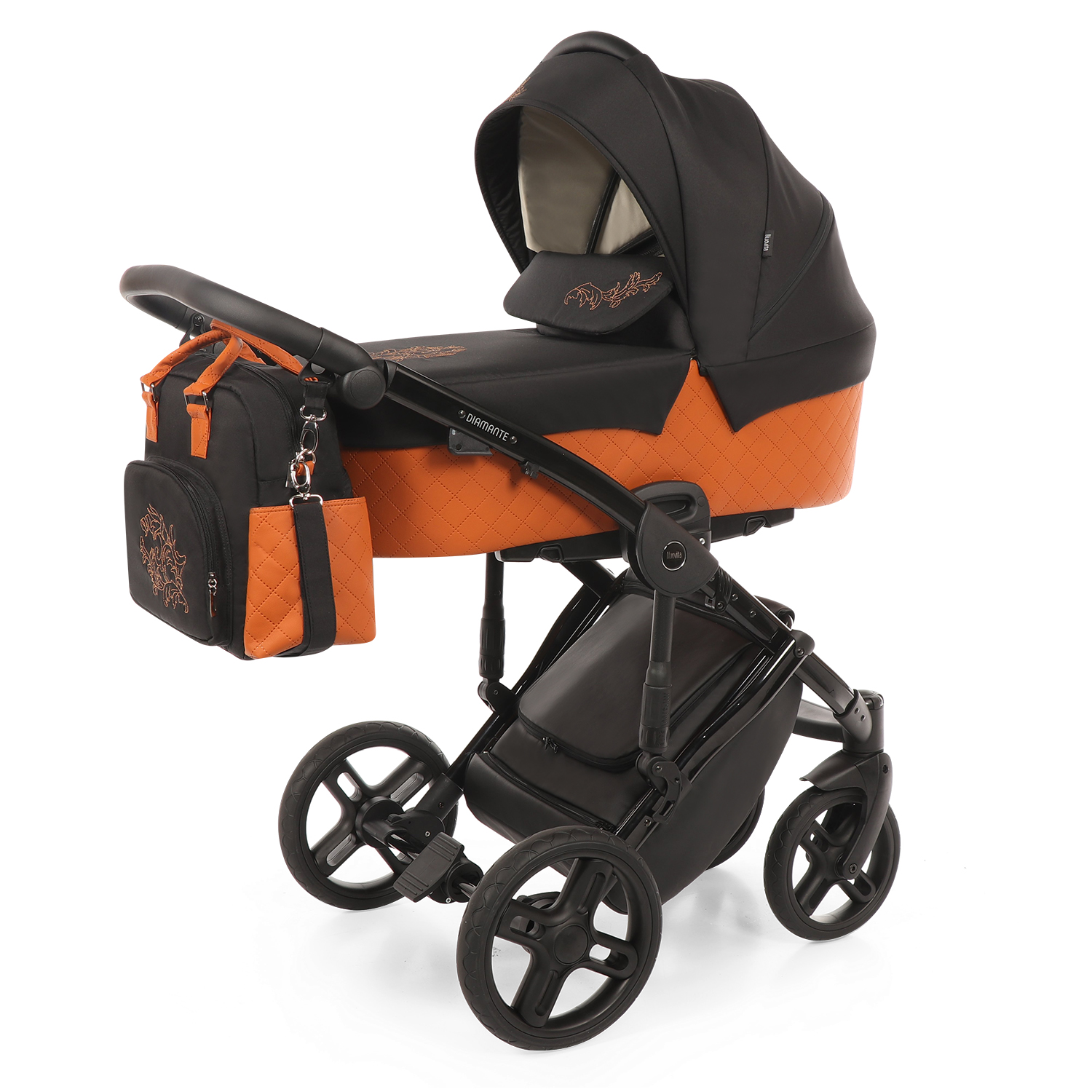 Коляска 2в1 Nuovita оранжевый - фото 1