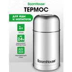 Термос BoomHouse для чая кофе еды 1 литр с широким горлом походный