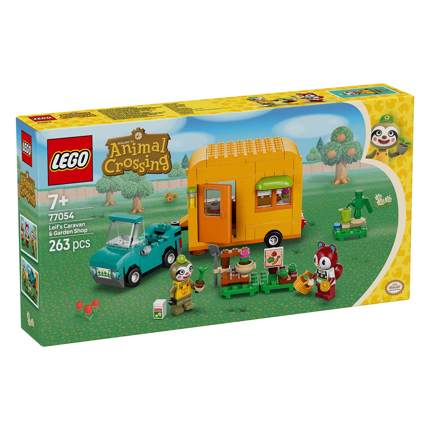 Конструктор LEGO Animal Crossing Фургон Лейфа 263 дет. - фото 6