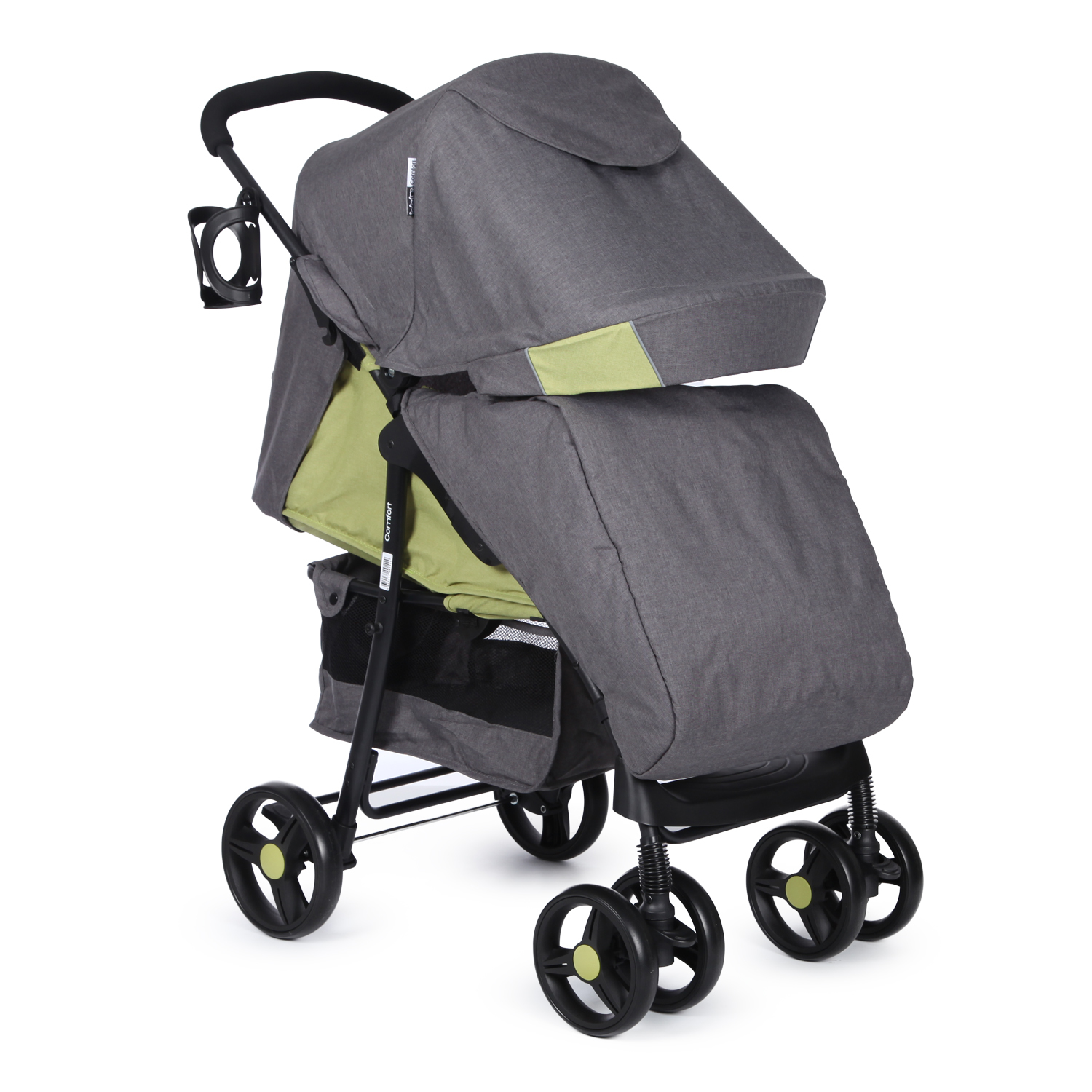 Коляска прогулочная Babyton Comfort Green-Grey зеленый - фото 2