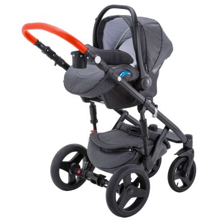 Коляска 3в1 BeBe-mobile серый