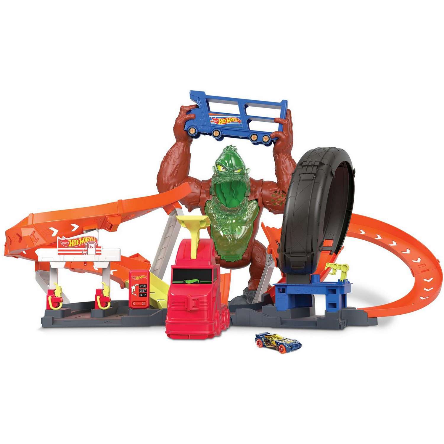 Трек Hot Wheels Атака бешеной гориллы GTT94 - фото 7