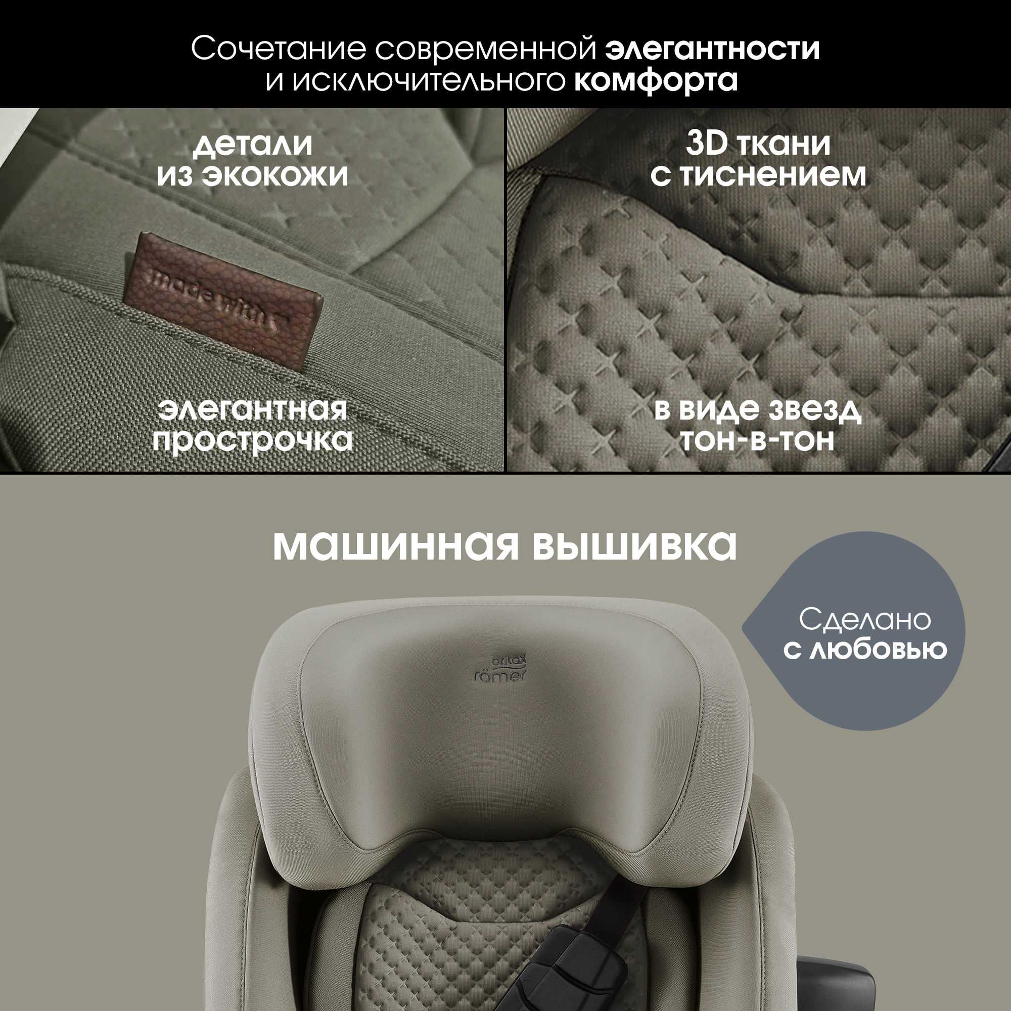 Автокресло Britax Roemer Advansafix Pro Lux Isofix 1/2/3 (9-36 кг) хаки - фото 14