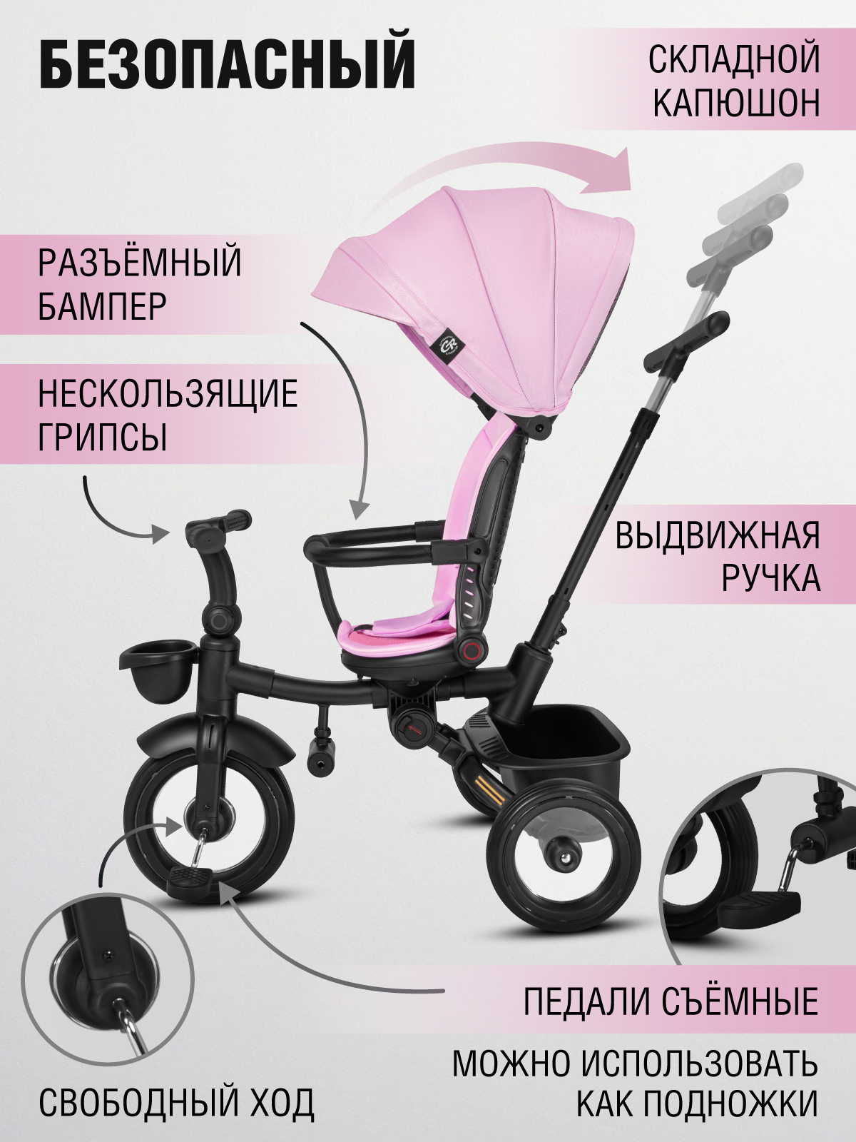 Трехколесный велосипед CITYRIDE - фото 7