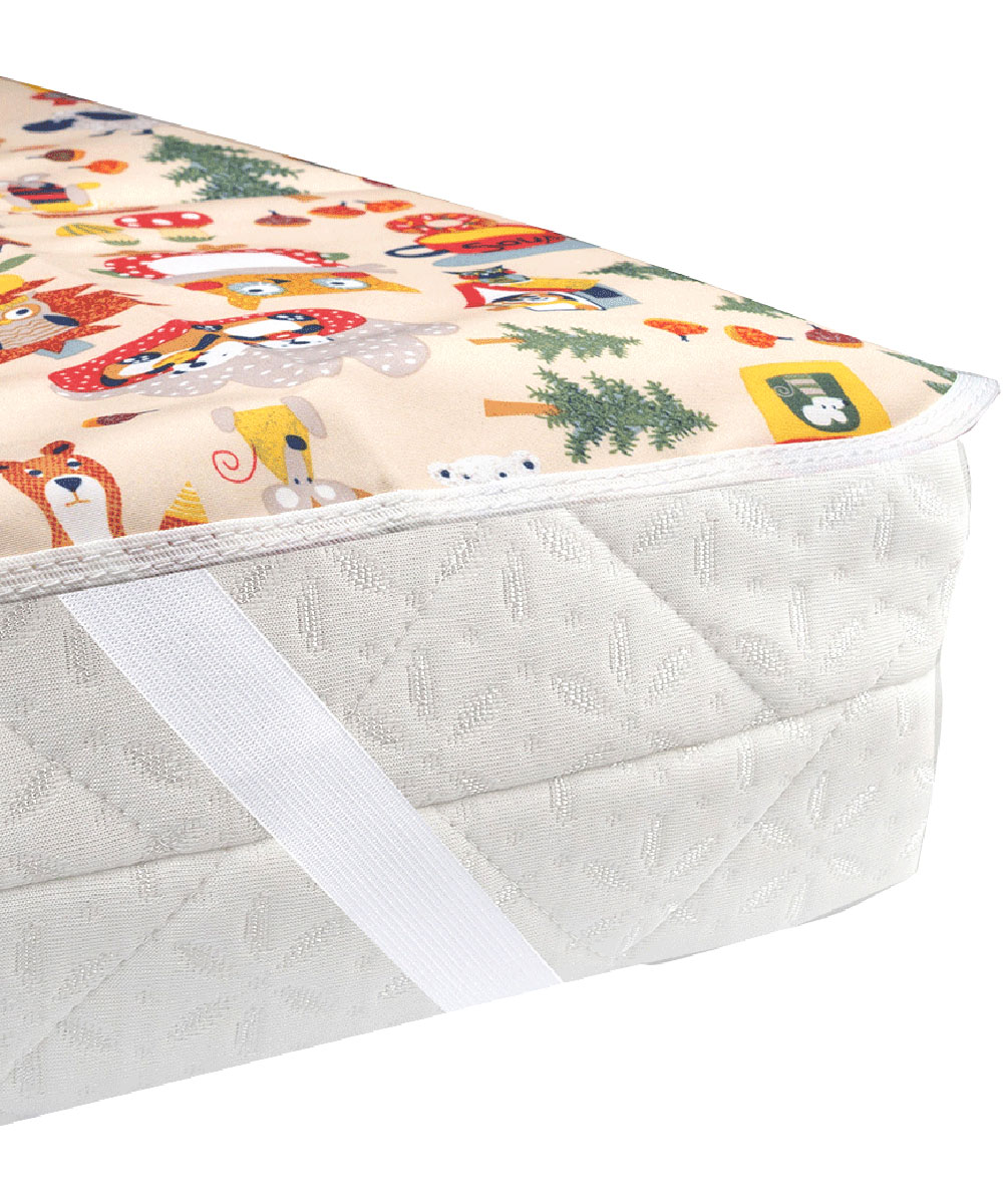 Наматрасник Multi-Diapers Лисы 60х120 - фото 1