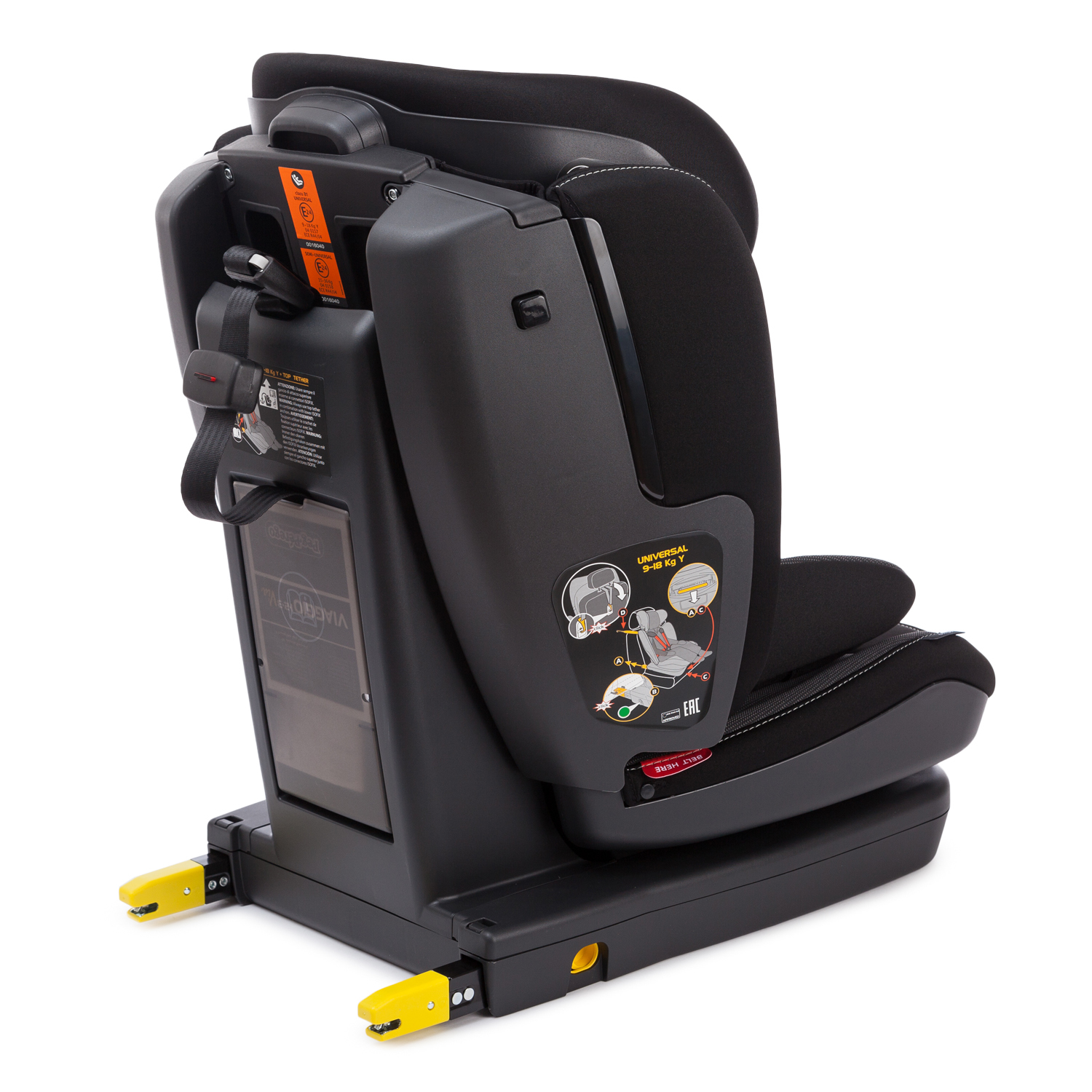 Автокресло Peg-Perego Isofix 1/2/3 (9-36 кг) черный - фото 9