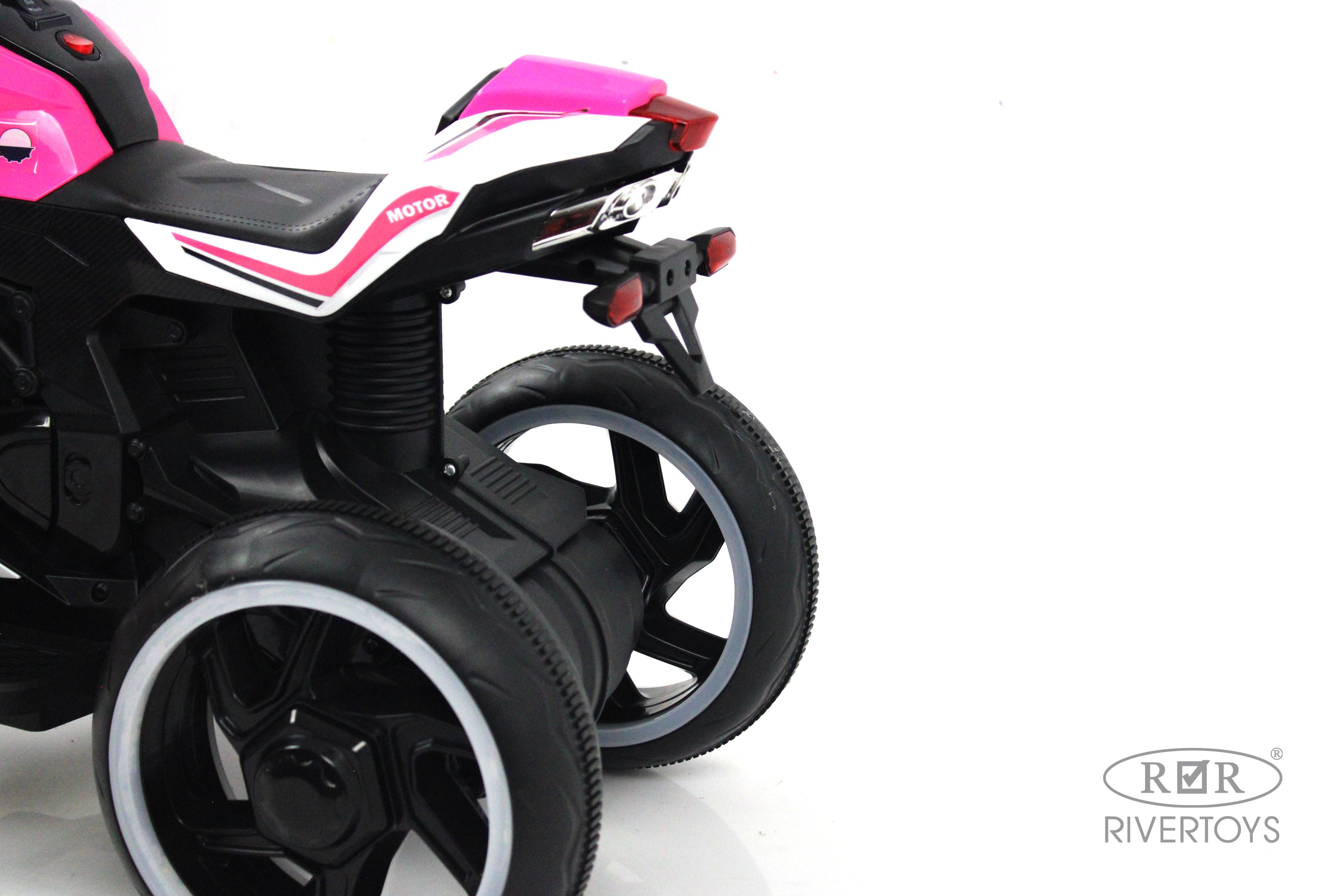 Электромобиль RIVERTOYS K222AM-PINK - фото 12