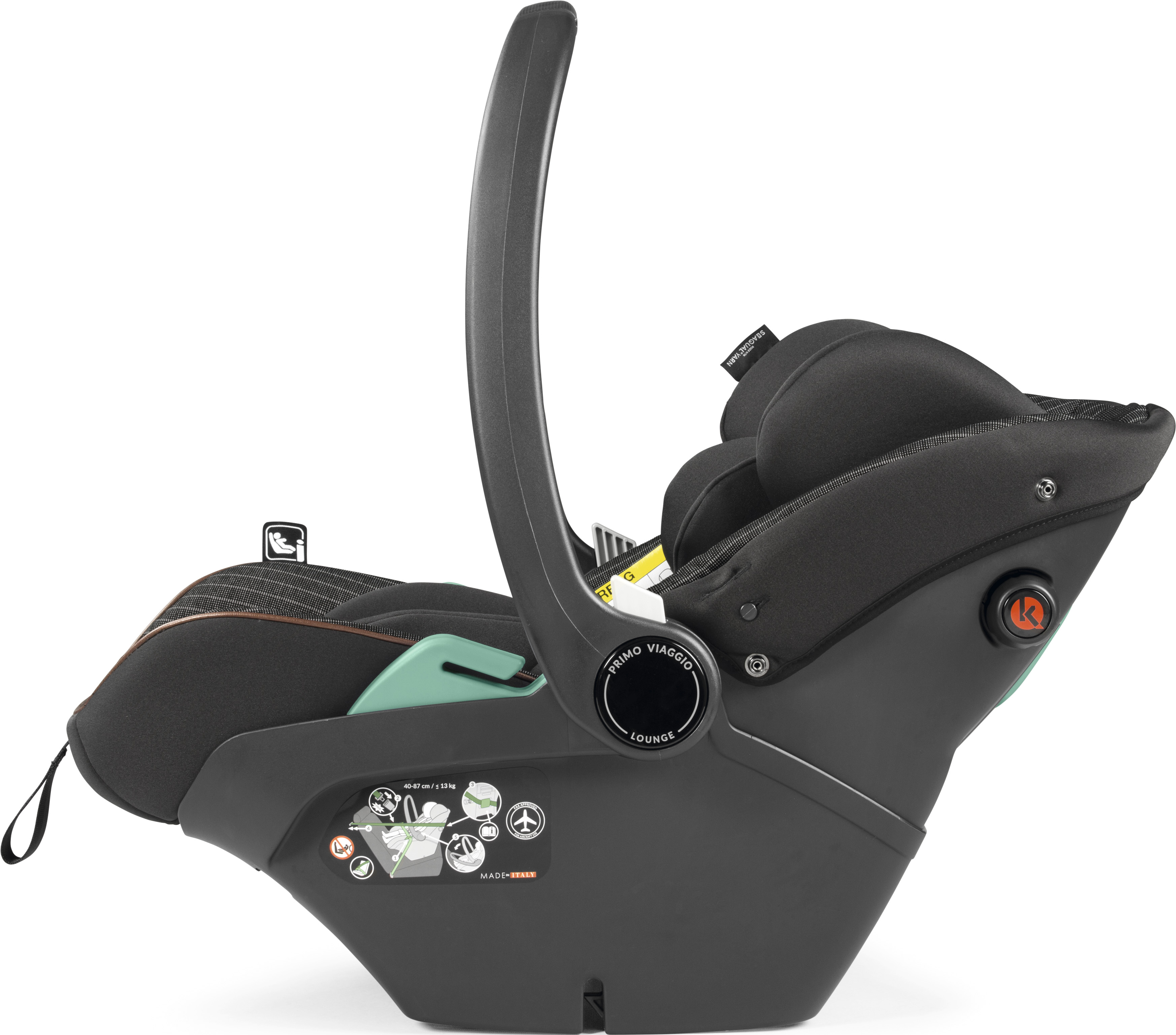 Автокресло Peg-Perego SLK 0 (0 -13 кг) коричневый - фото 6