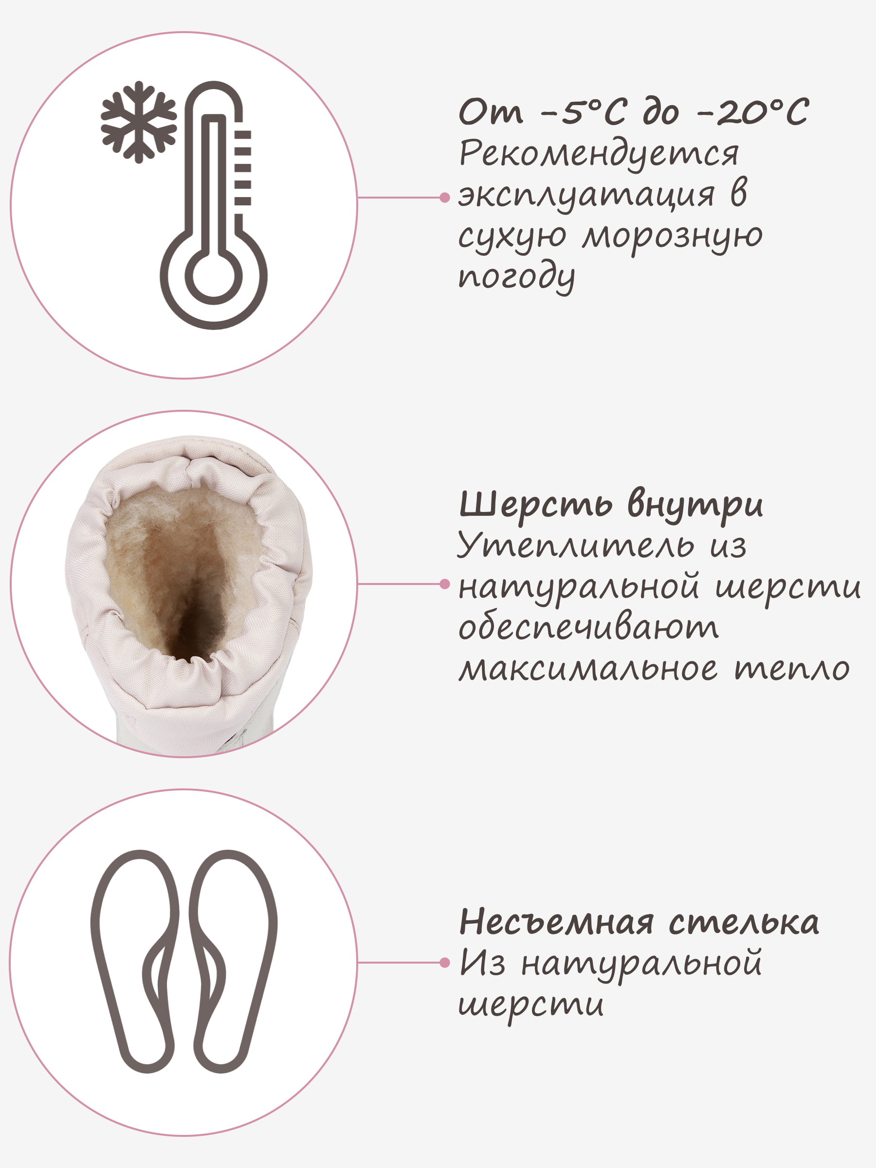 Сноубутсы GUSTI F097060GUSA1705229 - фото 4