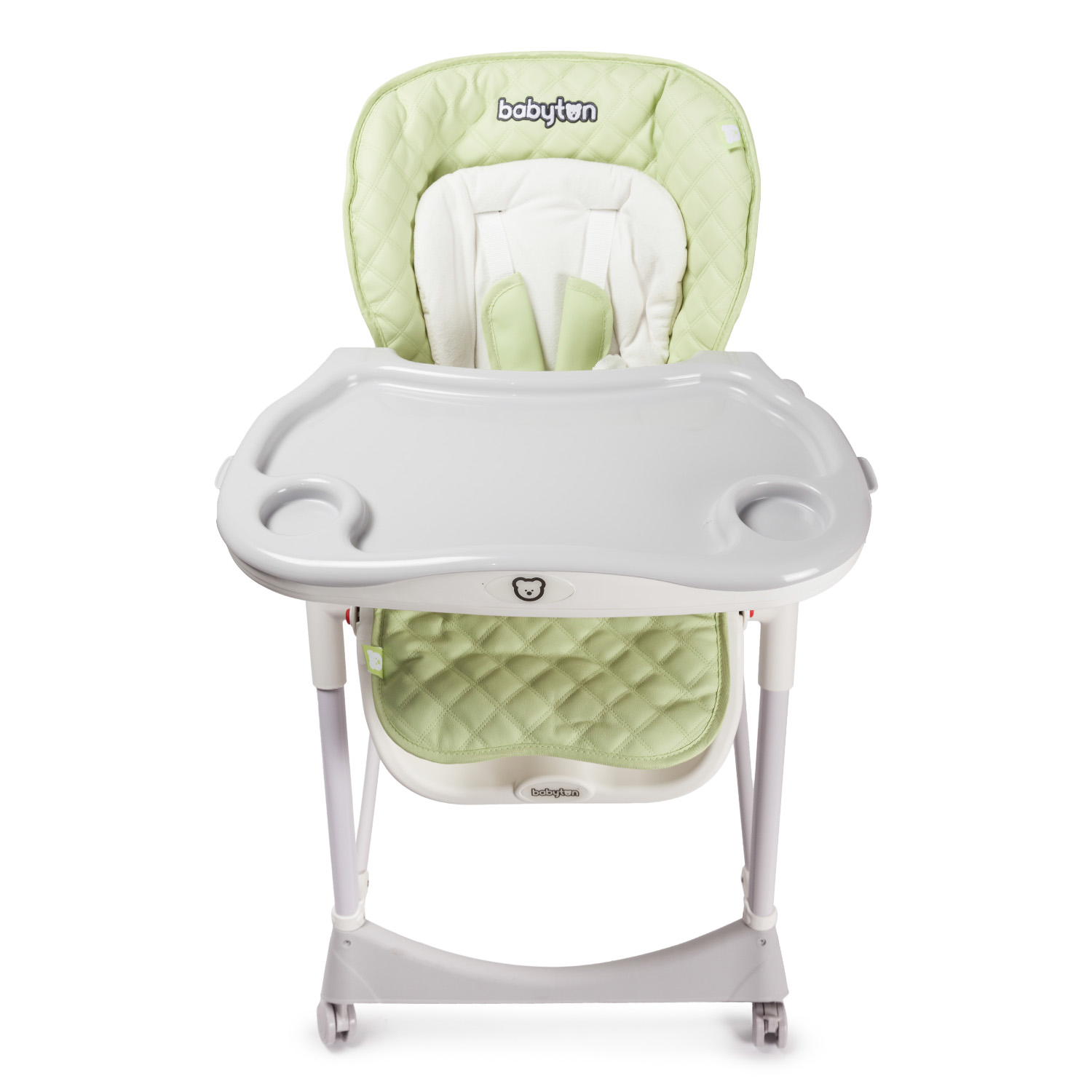 Стульчик для кормления Babyton Green-White классический - фото 8