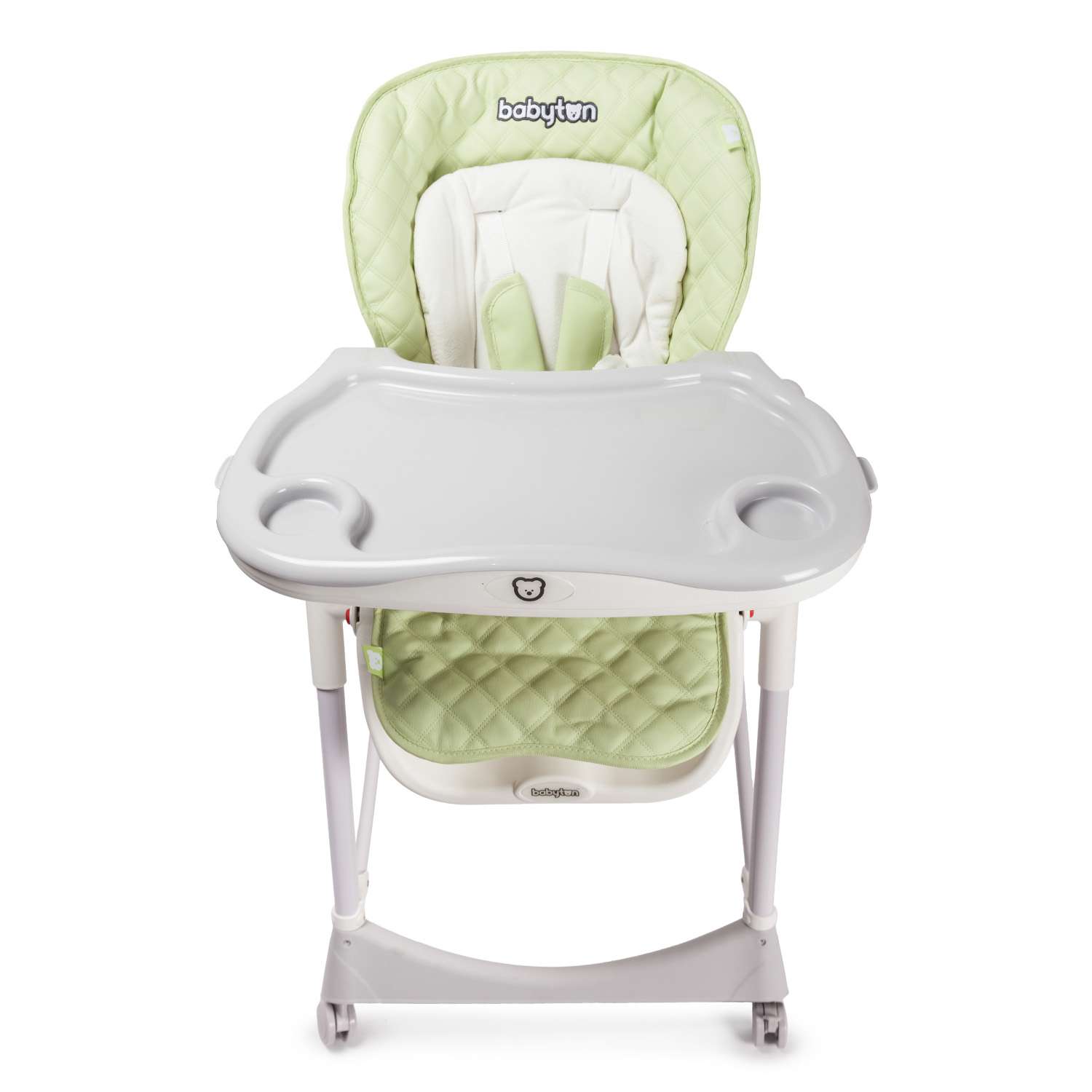 Стульчик для кормления Babyton Green-White классический - фото 8