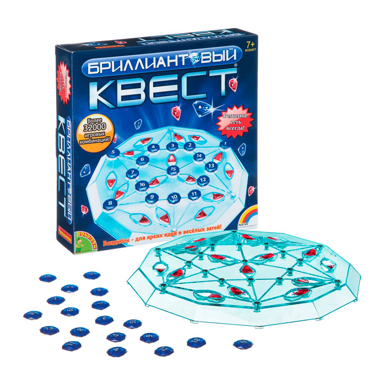 Настольная игра Bondibon ходилка Бриллиантовый квест - фото 12