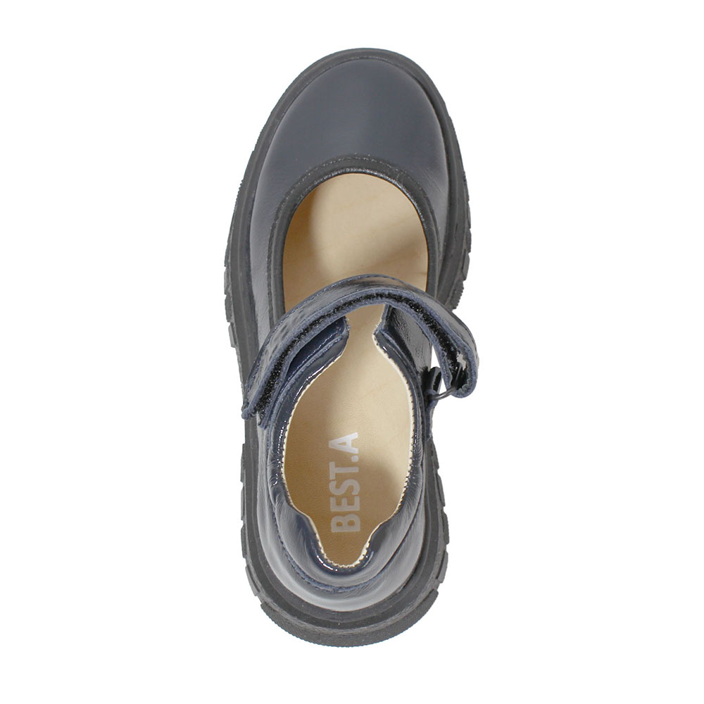 Туфли BEST.A 72-18L-4404 BEST.A синий лак/кожа туфли - фото 3