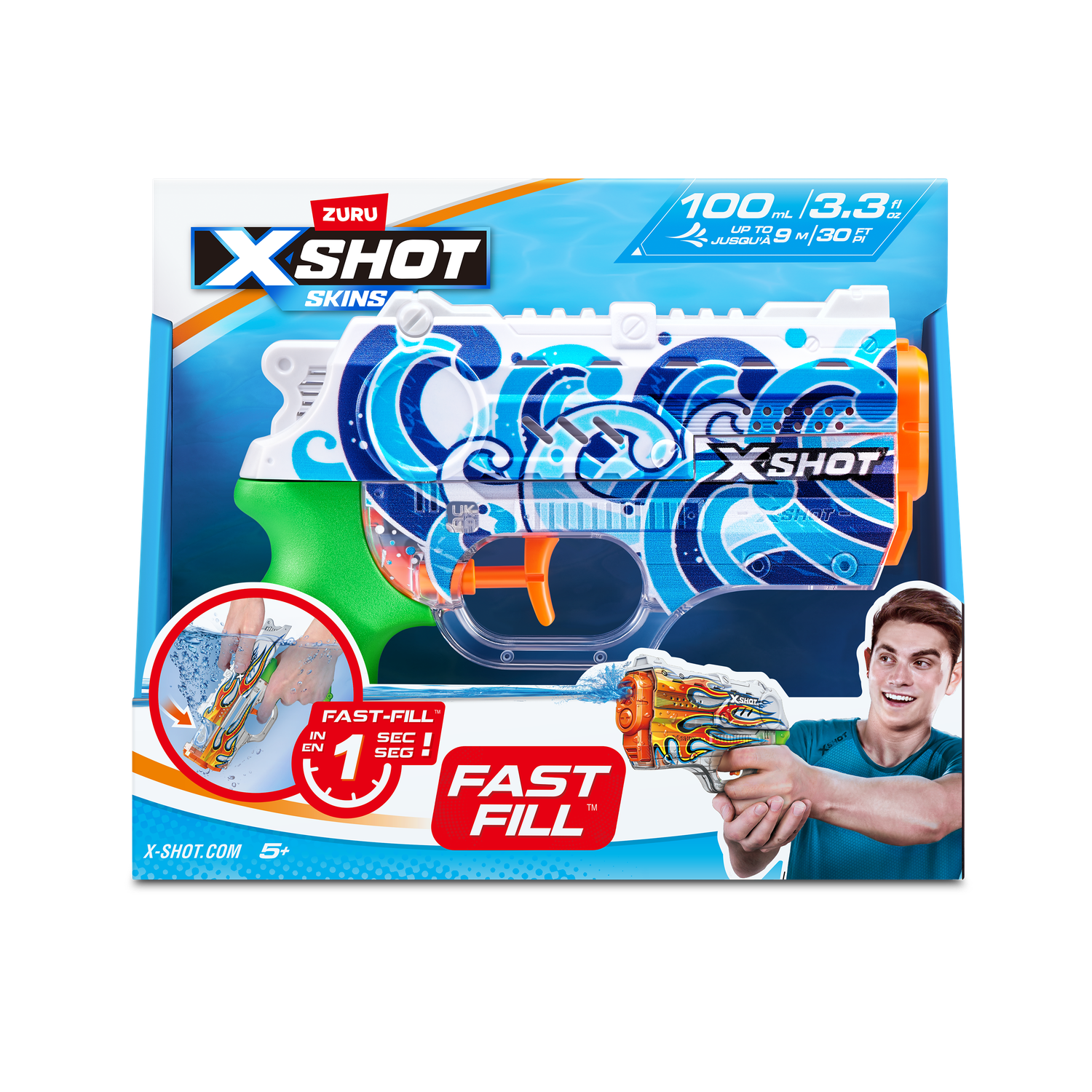 Бластер водный Zuru XSHOT  Skins Нано - фото 6