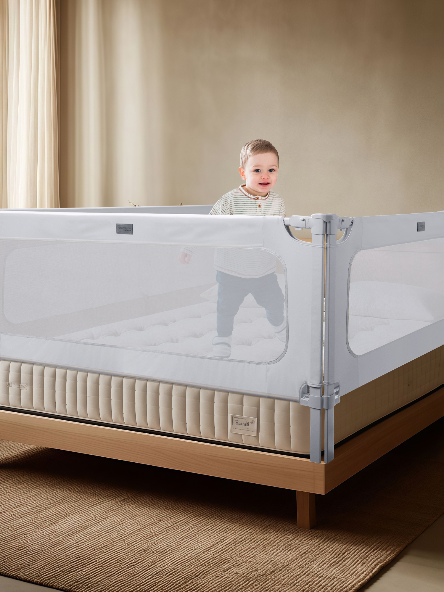 Барьер-ограничитель Amarobaby Caveo 140 см - фото 15