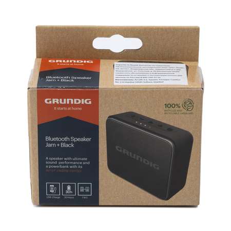 Колонка портативная . черный 3.5W Mono BT/3.5Jack