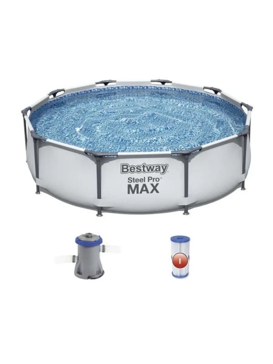 Бассейн каркасный Bestway Steel Pro MAX 305х76 см 4678 л с фильтр-насосом - фото 14