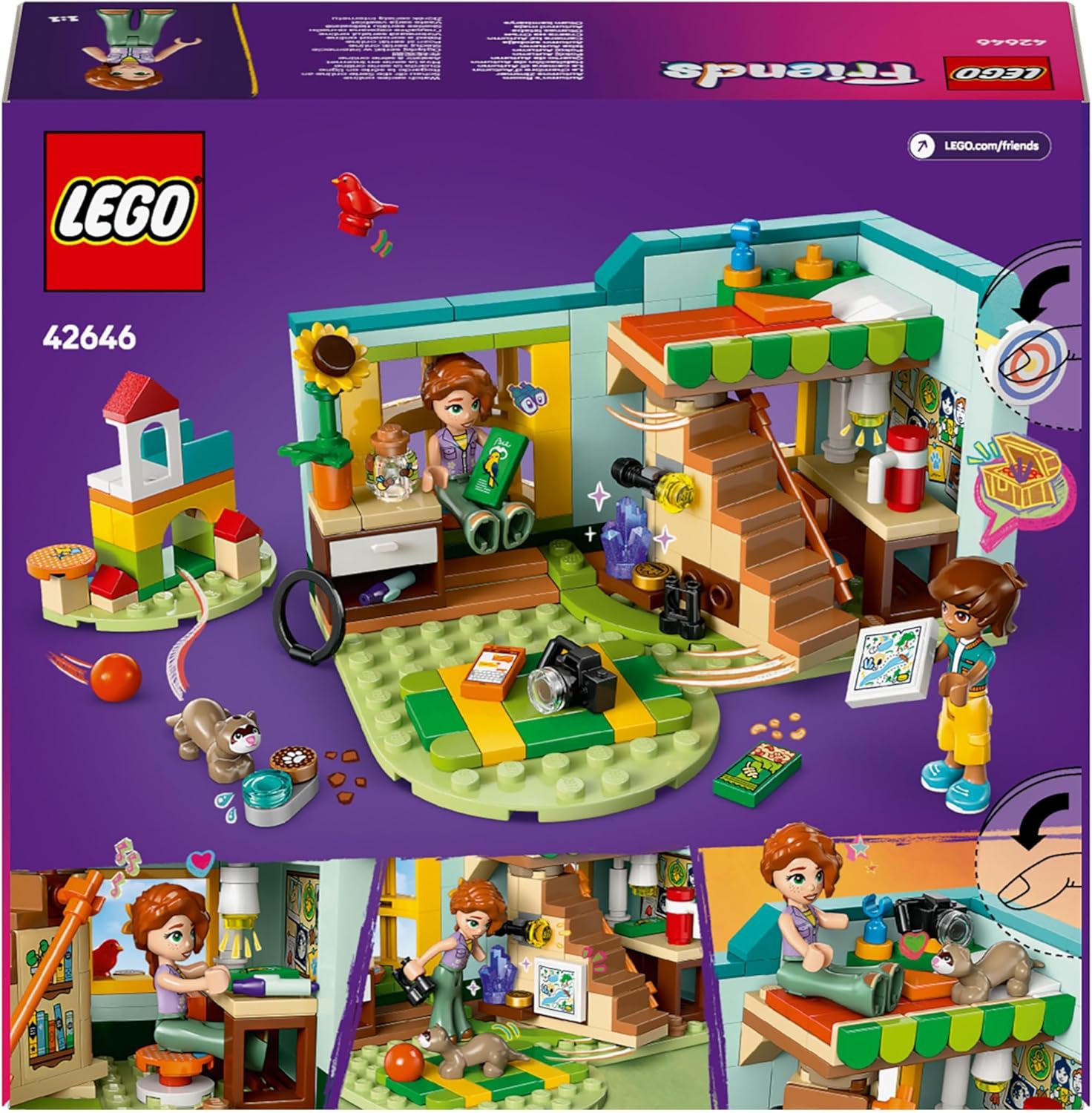 Конструктор LEGO Friends Комната Отэм 222 дет. - фото 6