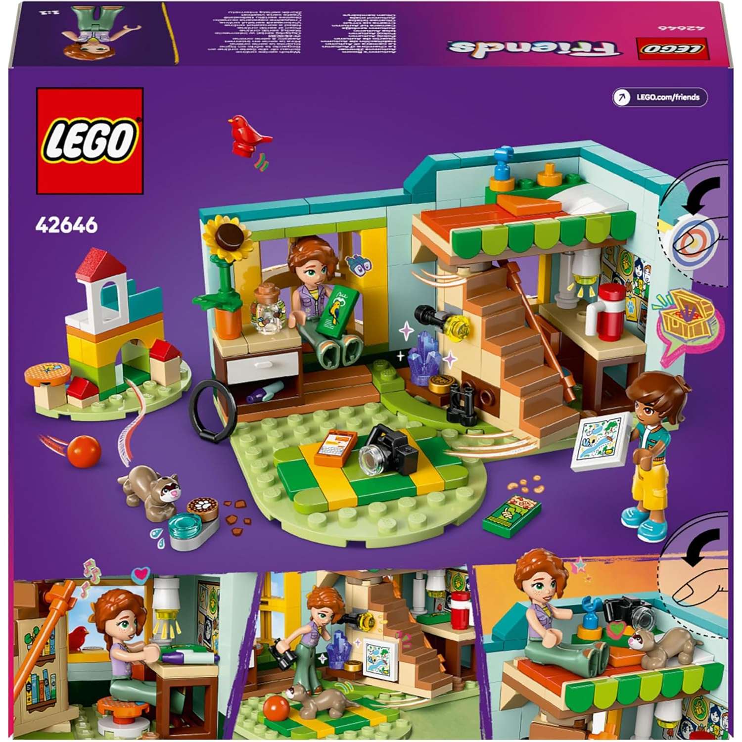 Конструктор LEGO Friends Комната Отэм блочный - фото 6