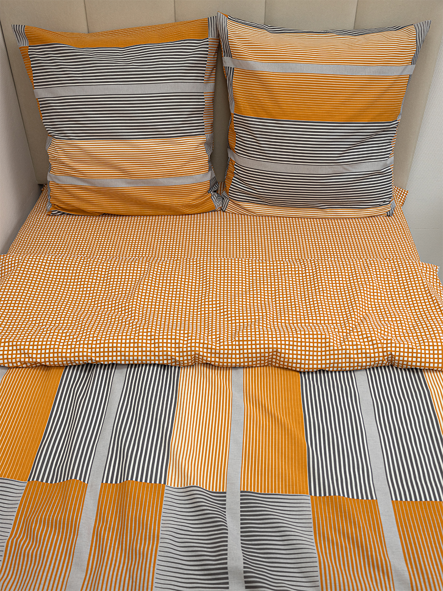 Комплект постельного белья BRAVO поплин Оранс евро 4 предм. - фото 12