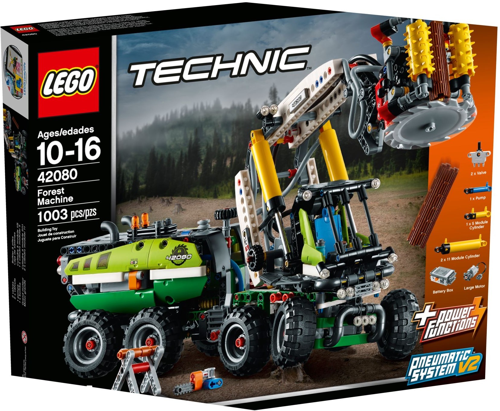 Изображение товара Конструктор LEGO Technic Лесозаготовительная машина 827 деталей для взрослых и детей