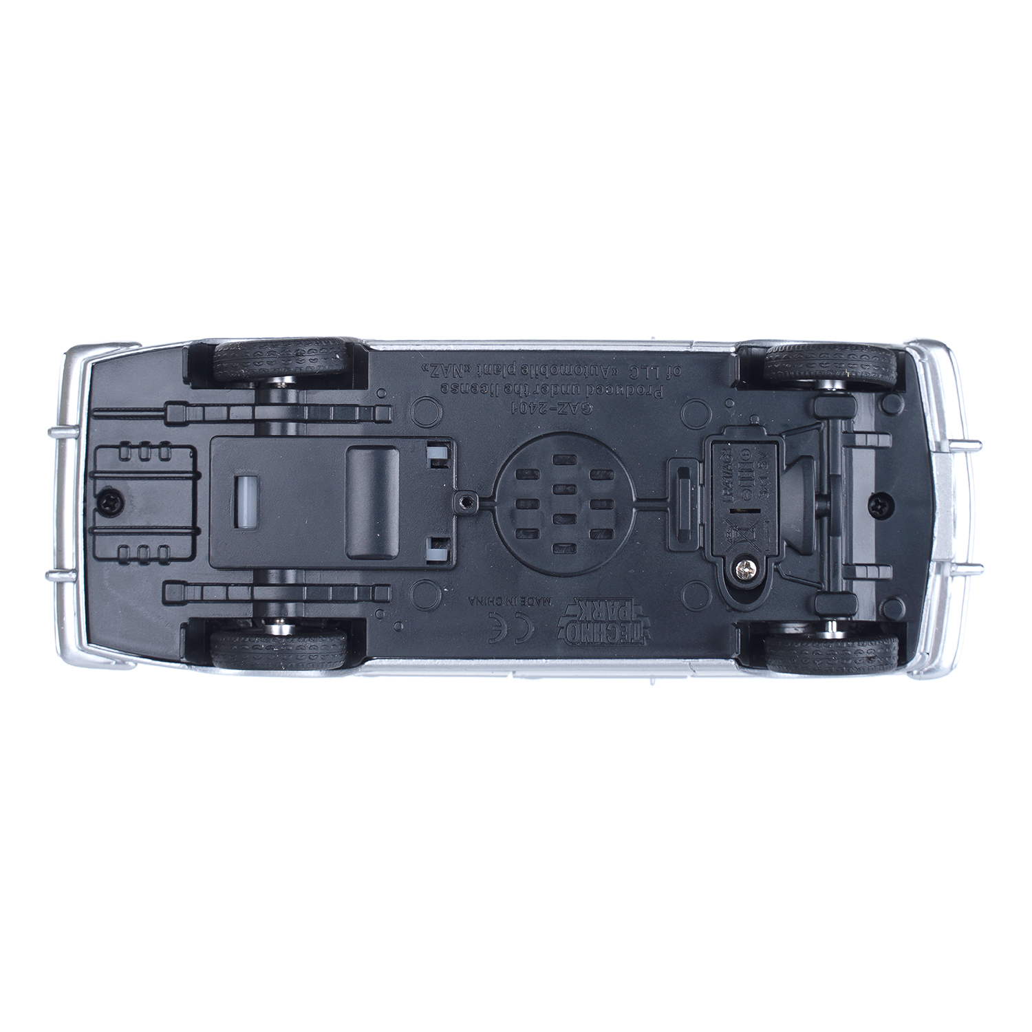 Автомобиль Технопарк ГАЗ Волга Серая 1:32 410485 - фото 9