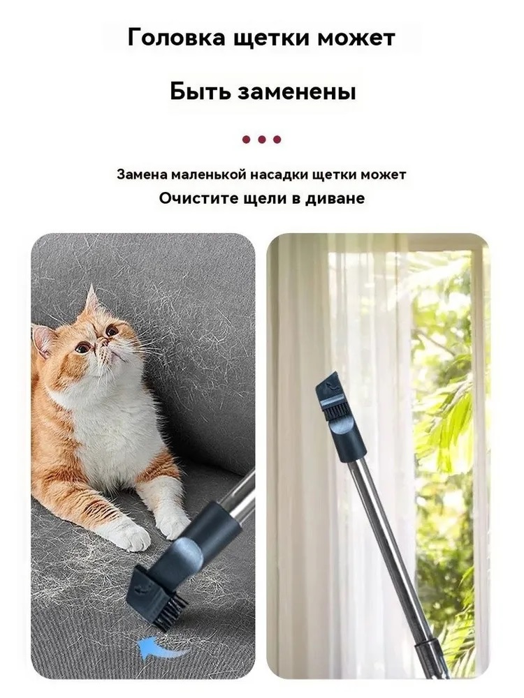 Мощный бытовой пылесос 2600 W проводной CASTLELADY Мощность всасывания 2000 ПА - фото 5