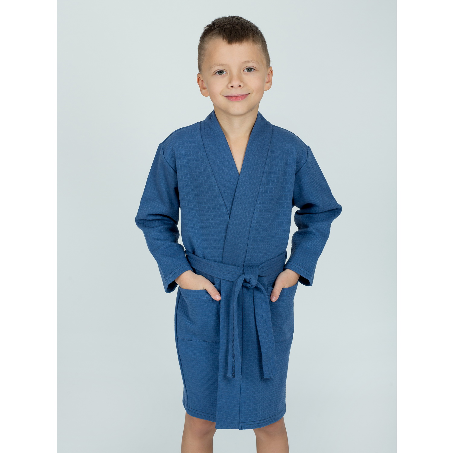 Халат KiMMi co К-1408913 джинс - фото 10