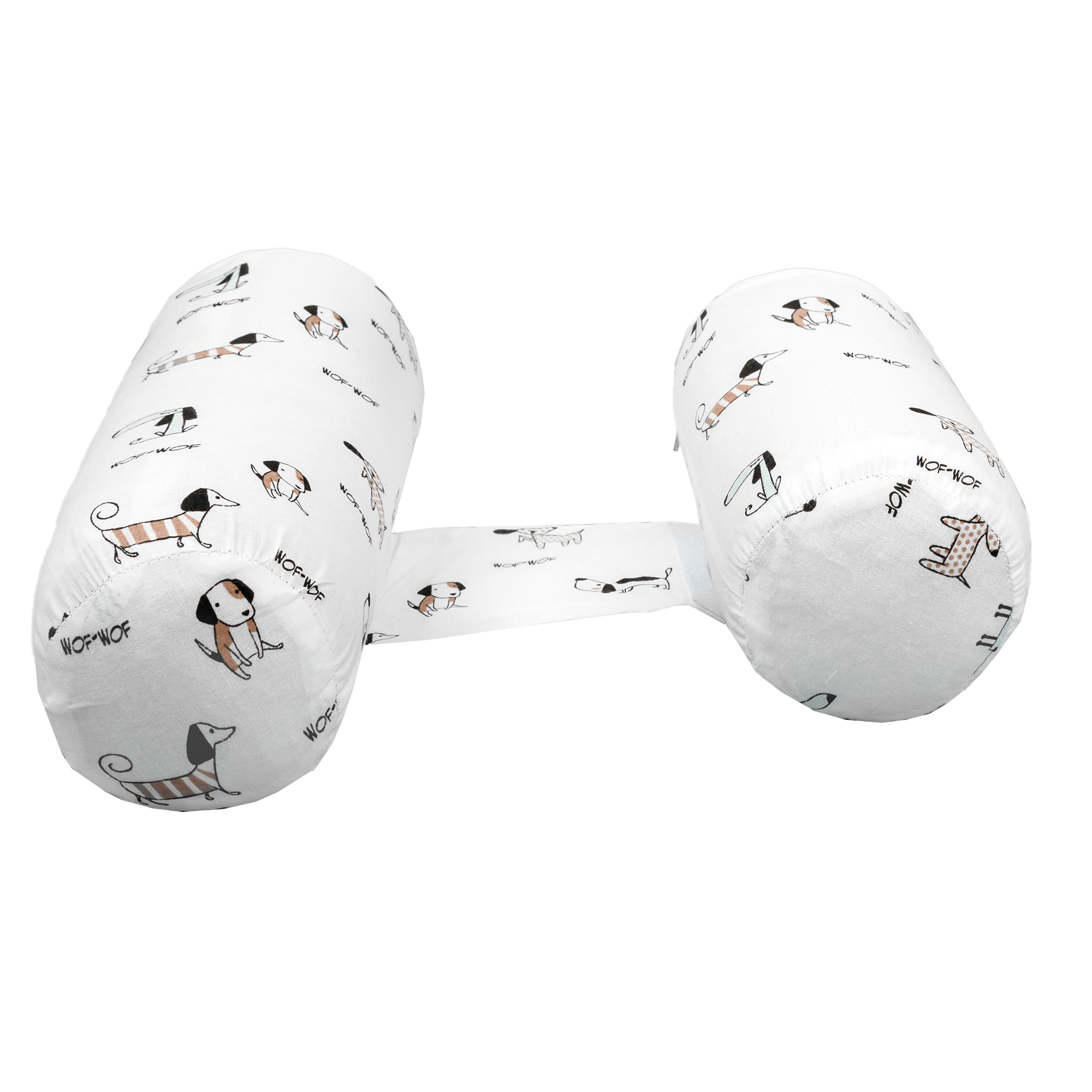 Подушка для боковой поддержки AmaroBaby Nature Anatomy с лузгой гречихи Собачки - фото 5