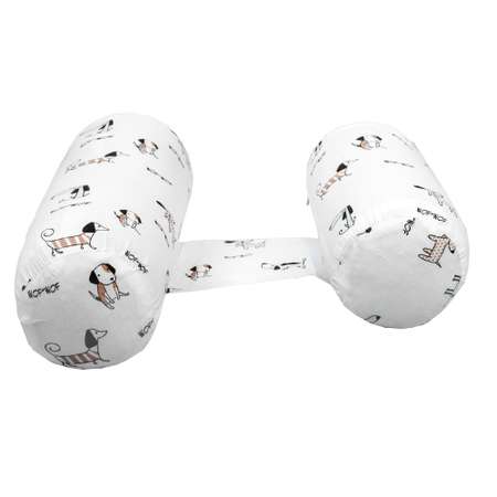 Подушка для боковой поддержки AmaroBaby Nature Anatomy с лузгой гречихи Собачки