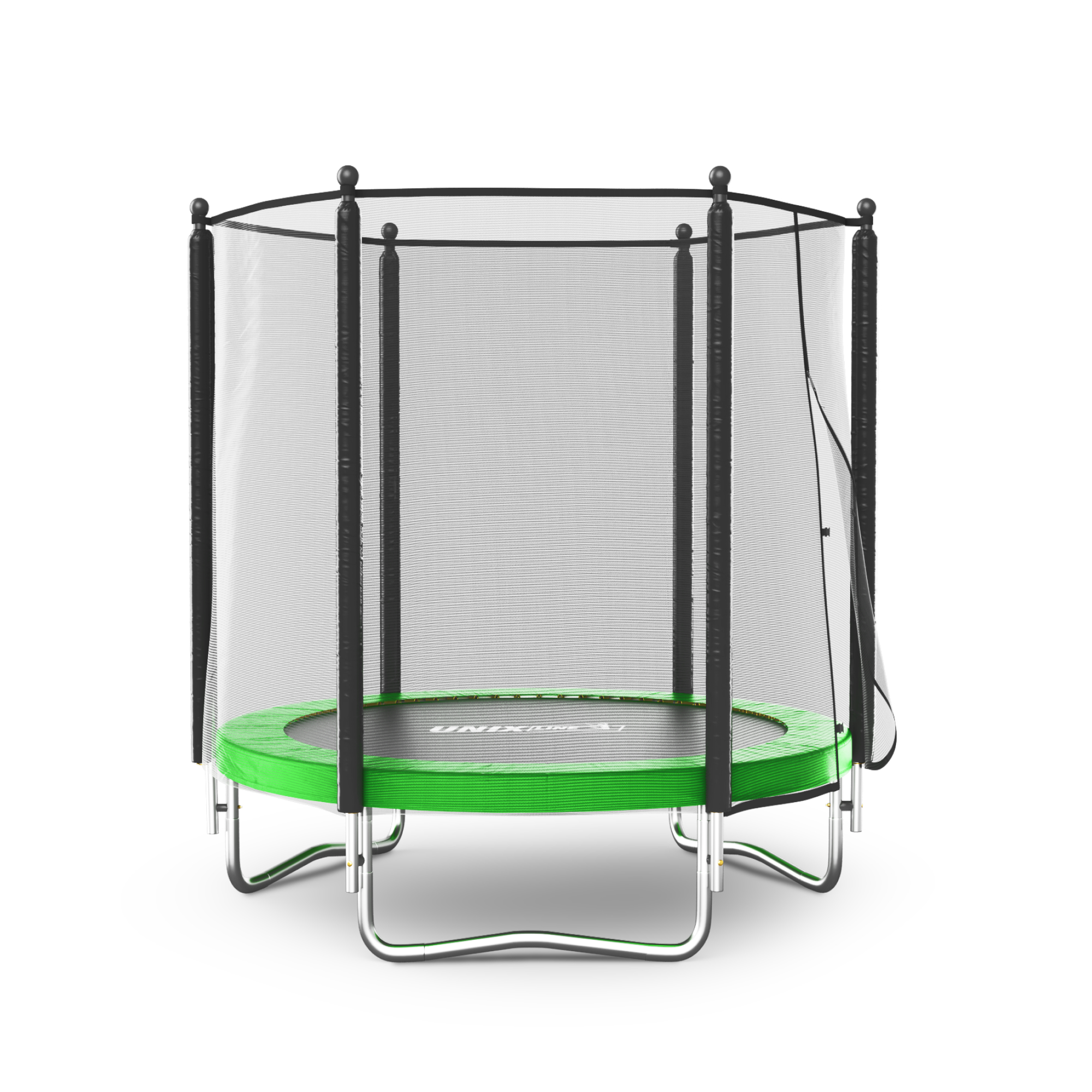 Батут каркасный Simple 6 ft UNIX line Green с внешней защитной сеткой общий диаметр 183 см до 100 кг - фото 18