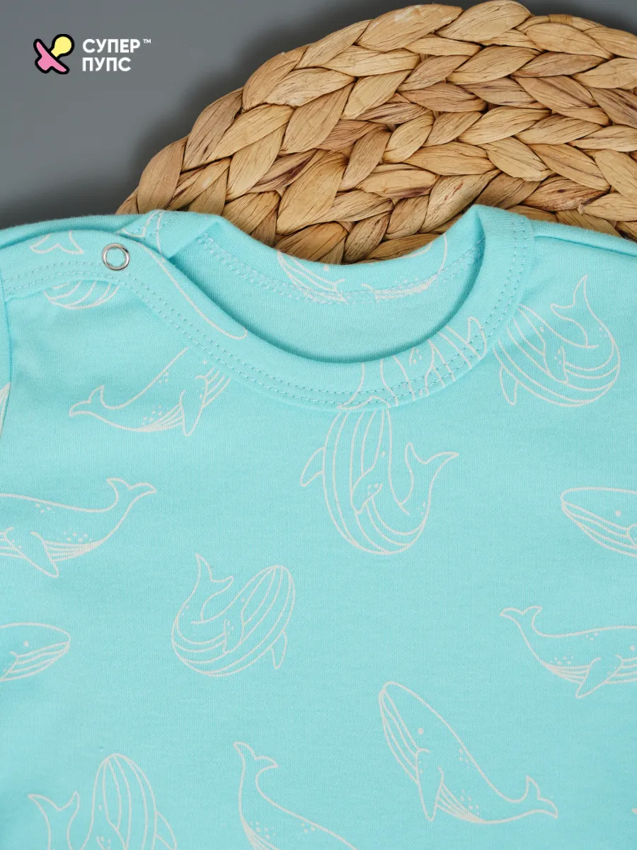 Футболка 4 шт Супер Пупс нбр/4пр/футб/КН/2026/мальчик - фото 24