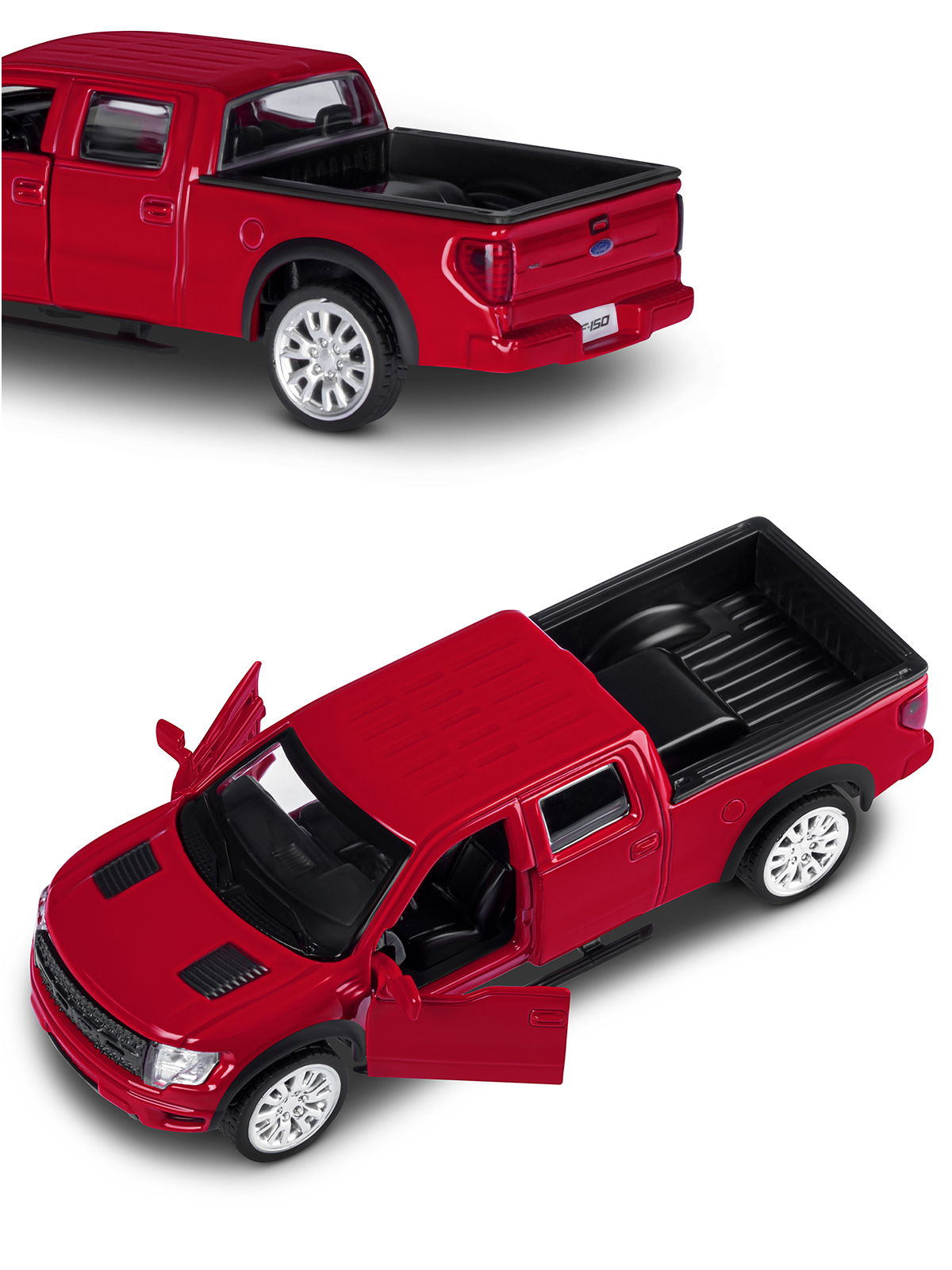 Пикап АВТОпанорама Ford F 150 SVT Raptor 2 1:52 JB1251273 - фото 9