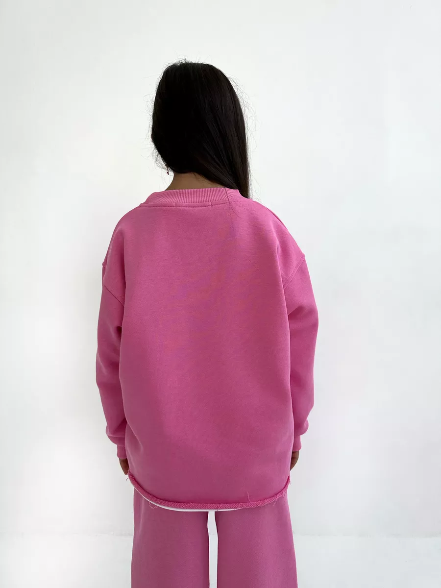Свитшот ROOMY ESSENCE COMFYsw/pink - фото 8
