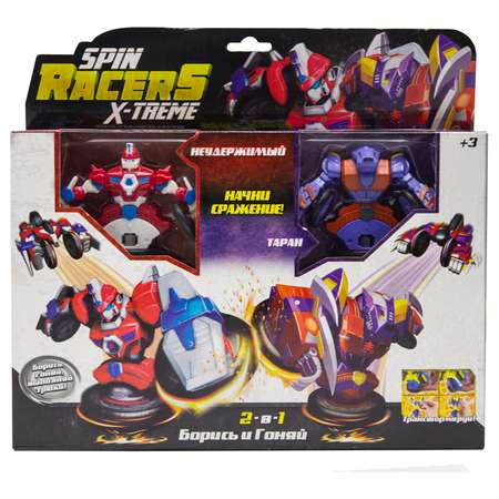 Игровой набор Spin Racers Неудержимый и Таран