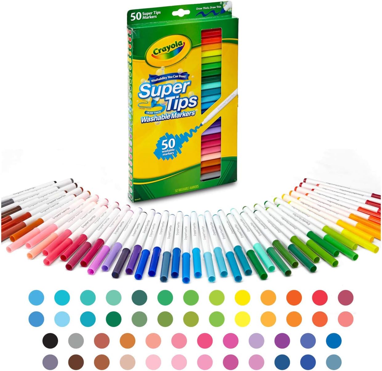 Фломастеры Crayola 50 шт. - фото 4